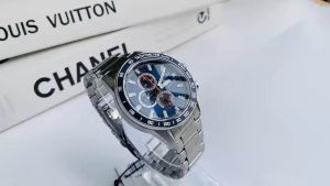 ĐỒNG HỒ NAM CHÍNH HÃNG Citizen CA0781-84L Eco Drive Chronograph Blue Dial Silver Stainless Steel For Men