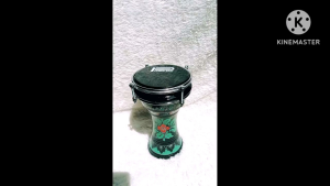 darbuka anak motif batik lukis head power beat hitam