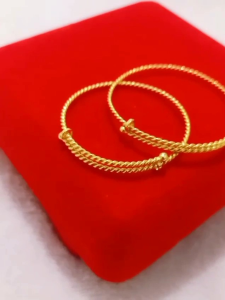 GELANG DEWASA PERAK 925 LAPIS MAS