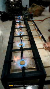 kompor sambal gami cobek bakar 6 tungku api jos/api semawar (tanpa cobek)