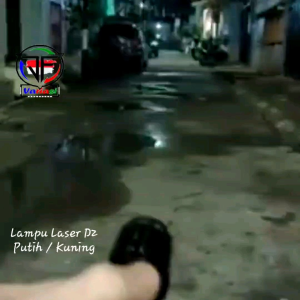 Lampu Tembak Laser LED D2 Mini 2 Warna Putih Kuning High Low Waterproof