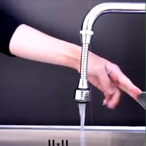 KA39 Sambungan Kepala Kran Air Turbo Flex Faucet 360Derajat / Keran Sink Wastafel