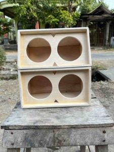 BOX SPEAKER LINE ARRAY 4 INCH DOUBLE / BOX MINIANTUR GANTUNG 4 INCH