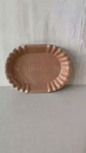 Piring Kertas Kraft Nesto Oval - Piring Sekali Pakai Eco Friendly - Piring Kertas Murah Isi 10 Pcs