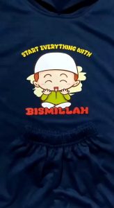 BAJU SETELAN ANAK MUSLIM / SETELAN HOODIE ANAK VIRAL / BAJU ANAK LAKI LAKI KEKINIAN / SETELAN HOODIE STAR EVERYTHING WITH BISMILLAH