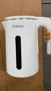 Ấm siêu tốc tự ngắt TEKKIN TI-2845 dung tích lớn 2.3L (dung tích sử dụng 1.8L) 2 lớp công suất 1500W bảo hành 12 tháng