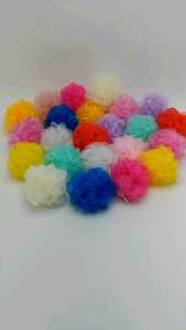Spon Mandi Jaring Badan Shower Puff Bath Sponge Sikat Busa
