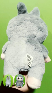 GANTUNGAN KUNCI BONEKA LABUBU 20 CM BAHAN HALUS DAN LEMBUT KOLEKSI DAN HADIAH