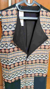 NEW OUTER BATIK WANITA/BLAZER TENUN 002/CARDY KANTORAN TAMPA LENGAN COMBINASI GLITER