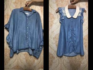 Kemeja & Blouse Denim Wanita: Bahan Berkualitas & Desain Casual Elegan