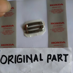 Emblem Logo Honda Scoopy 2021 2022 K2F HURUF (S) warna silver chroom 3D asli original Bawaan pabrik