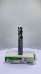 ดอกกัด เอ็นมิลไฮสปีด 4ฟัน ความแข็งHRC30 งานโลหะทั่วไป HSS-A1 1.5-20mm