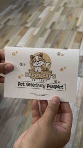 Pet Booklet / Pet Health Booklet ( Customized Front Cover )