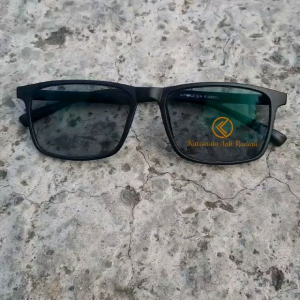 PROMO Kacamata Minus Photocromic Pria Optik Ori Asli Kotak Kekinian