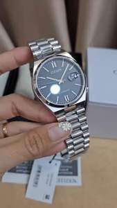 ĐỒNG HỒ NAM CHÍNH HÃNG Citizen NJ0150-81E Automatic Tsuyosa Black Dial Sapphire Silver Stainless Steel For Men