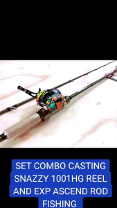 SET COMBO CASTING SNAZZY 1001HG REEL AND EXP ASCEND ROD FISHING