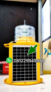 LAMPU SUAR NAVIGASI LAUT SOLAR PANEL TYPE: GS-LS/S VISUAL RANGE 6 NAUTICAL MILE
