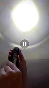 Senter led mini USB super terang Rechargeable senter swat mini zoom