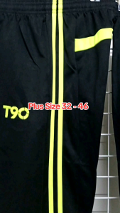 MBS LAVINO Plus Size 32 - 46 Track Suit Color Striped Zipper Leg Sportwear (Teenager - Adult Big Size)