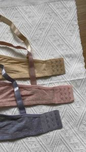 ใหม่พร้อมส่งชุดชั้นในผู้สูงอายุ ไร้โครงเหล็กไม่มีฟองน้ำสามตะขอปรับได้สามระดับ(ทรงเล็กคัพA)เนื้อผ้าคอตตอน สวมใส่สบายไร้การกดทับ