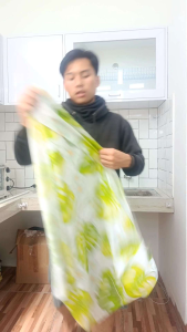 Gorden Kolong Dapur Bahan Micro & Motif Plant