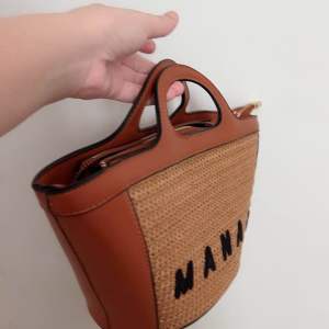 M’sia ready stock Korean style bucket bag sling bag straw bag