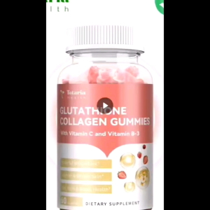 Totaria Glutathione Collagen Gummies for Brighten Skin & Fade Dark Spots Anti-aging Antioxidant Support 60 Gummies