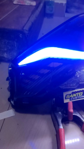 Stoplam Honda New PCX 160 Roadsync 2025. PNP Double in one LED RGB & Running text.