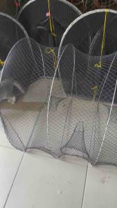 คอนโดดักปลา(ไอ้โง่) สูง70เซน/(5ห่วง) ยาวประมาณ 1.8 เมตขนาด3เซน/ผ้ามุ้งหนาถี่พิเศษ(ลวดชุปกันสนิม)