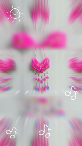 โมบายหัวใจ สินค้าหัตภกรรม เหมาะสำหรับบ้าน สีสันสดใส สวยงาม ทำจากหลอดกาแฟ ภูมิปัญญาชาวบ้าน