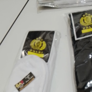 Kaos kaki Jatah Polisi PDL PDH putih Hitam tebal GILBERT ARMY STORE