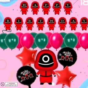 SQUID GAME PARTY BALLOON SET.