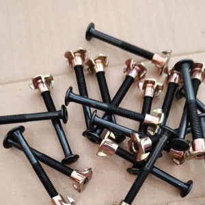 20set baut jcbc hitam 6x60mm + mur cakar m6 cocok untuk baut speaker