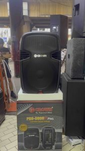 Crown PRO 5008R Plus / Portable Trolley Speaker / 15 inches 2 Way 480W