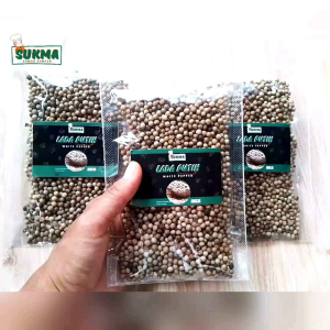 Lada Putih Butir Asli 100gram Tanpa pemutih - White Pepper - Rempah Herbal Bumbu Dapur Masak Premium