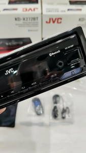 วิทยุเครื่องเสียงรถยนต์  JVC รุ่น  KD-X272  Bluetooth/MP3/USB/FM (เล่นแผ่นไม่ได้)
