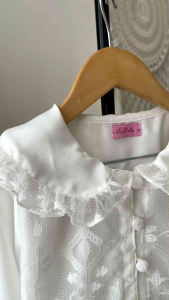 GAMIS ANAK PUTIH 5-10 TAHUN WARNA MAROON LABELLA USHNA PINK PUTIH MAROON DUSTY PINK CANTIK ANGGUN GAMIS ANAK LABELLA