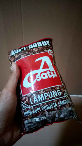 Kopi lampung Asli Original Cap A1 Pringsewu 170 gram | Kopi Robusta Asli Lampung Cap A Satu Original Isi 170gram