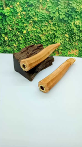 Sedotan once pipa kayu Cendana wangi blimbing segi delapan model S J67