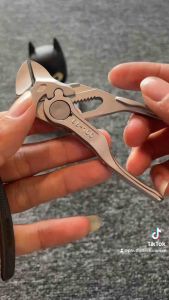 Kìm Mỏ Lết Cờ Lê Knipex 86 04 100 XS Mini Mở Đến 21mm (813700 100) - Hàng Chính Hãng 100% từ Đức