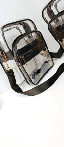 Premium Sling bag Tas transparan slempang Mika bening Tebal