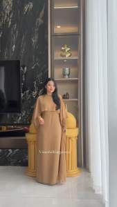 (VM) - Dress Muslim Fashion Wanita / Baju Lebaran Terbaru / Dress Lebaran Polos 840 Jessie Collection