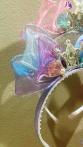Mermaid princess underwater crown hairband: Party birthday dress up children to adults Elsa Frozen