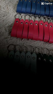 Leather Keychain Key Holder Plain