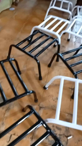 kursi pijakan kaki salon bangku kursi salon