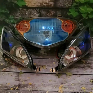TERBARU COSTUM BIRU MIO SPORTY REFEKTOR MIO SPORTY PLUS LAMPU SEIN DEPAN MIO SPORTY