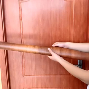 Stiker Pintu Rumah Kamar Mandi Anti Air Lebar 122cm Motif Marmer Dan Serat Kayu/Wallpaper Dinding Pvc