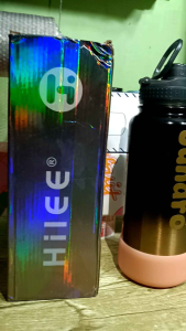 (FREE PARACORD/NAME) Hilee Gradiant Metallic Color 18oz/22oz/32oz/40ozTumbler Double Wall Insulated Stainless Steel with Boot Vacuum Insulated Tumbler