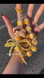 Rantai Telefon Buatan Tangan Pop Bean Tulen /Authentic Pop Bean Handmade Phone Chain Pendant Rantai Telefon Buatan Tangan Pop Bean Tulen - Wendy