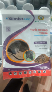 Gói lớn 200g - Thuốc Chuột TRỘN SẴN Gimlet kiểm soát chuột hiệu quả (dạng lúa)
